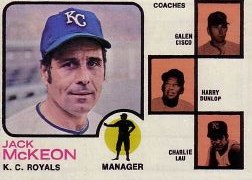 1973 Topps Baseball Cards      593     Jack McKeon MG RC